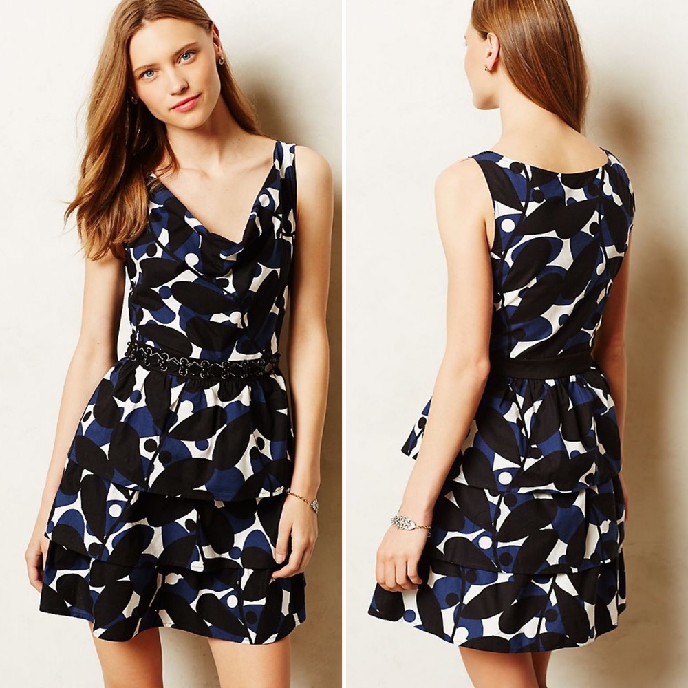 Anthropologie Weston Nghtblue Dress